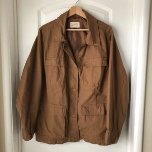 Universal Thread Brown Anorak Utility Jacket Size 1X